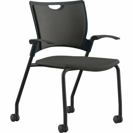 9TO5 SEATING CHAIR, STCK, FBRC, 25in, ON/BK NTF1315A12BFON